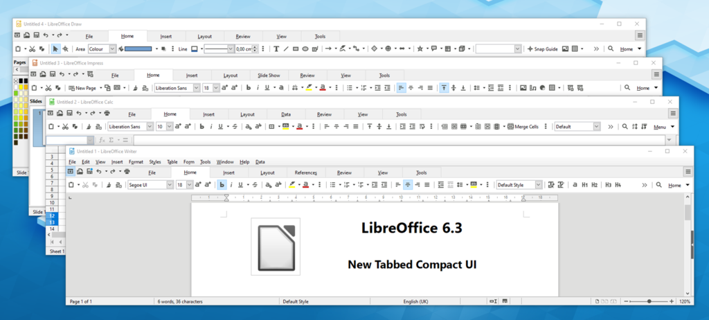 Libreoffice 6.3 Interface